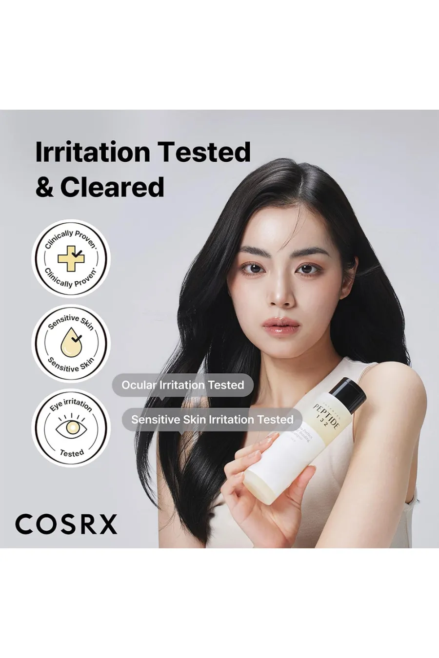 شامپو پپتاید 132 ترمیم و تقویت کننده مو کوزارکس COSRX مناسب برای پوست/لب خشک و کم‌آب