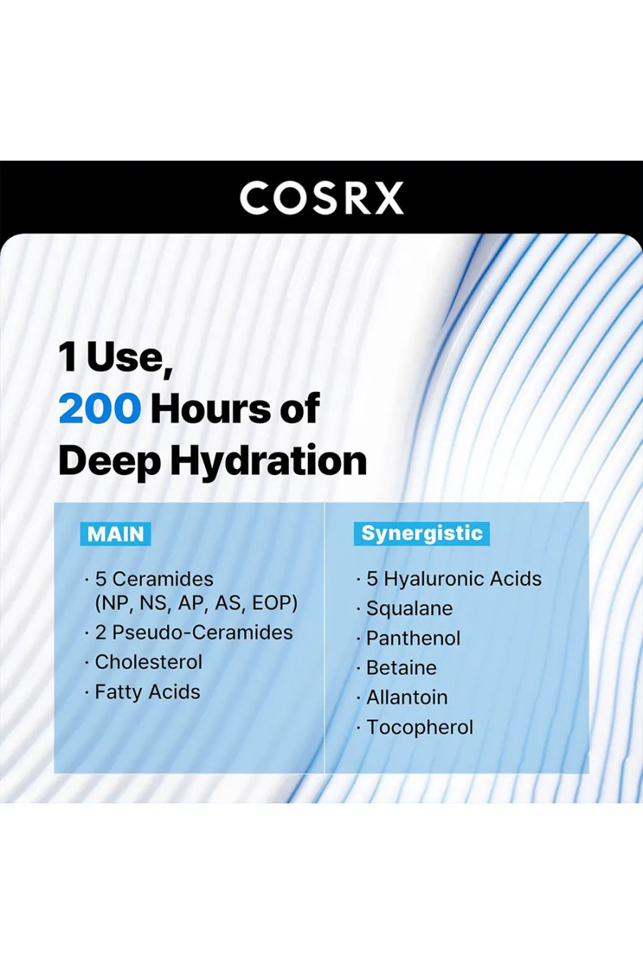 ویژگیهای کلیدی کرم مرطوب کننده سراماید و تقویت کننده بریر کوزارکس COSRX ویژگیهای کلیدی کرم مرطوب کننده سراماید و تقویت کننده بریر کوزارکس COSRX