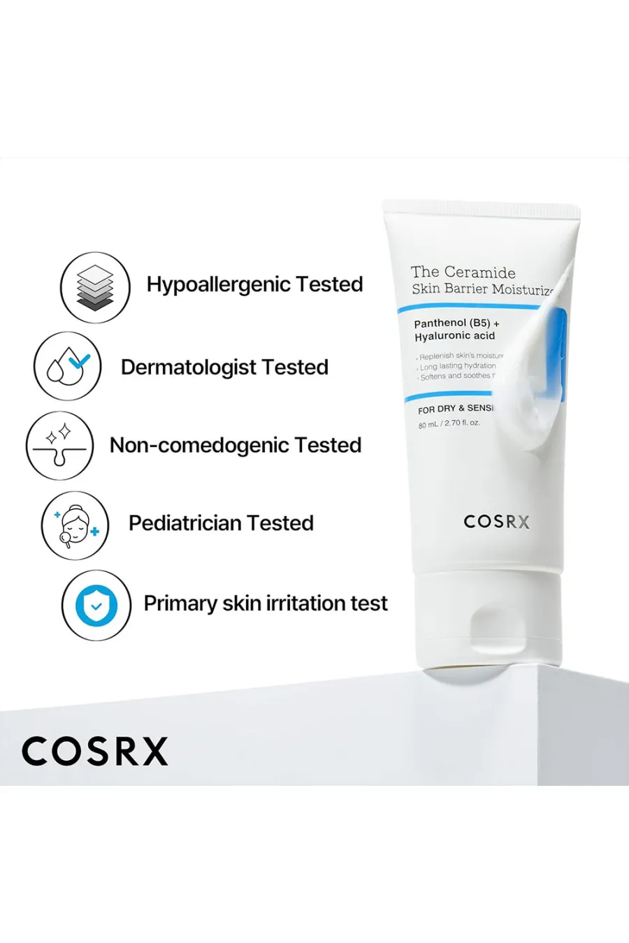 مشخصات کرم مرطوب کننده سراماید و تقویت کننده بریر کوزارکس COSRX