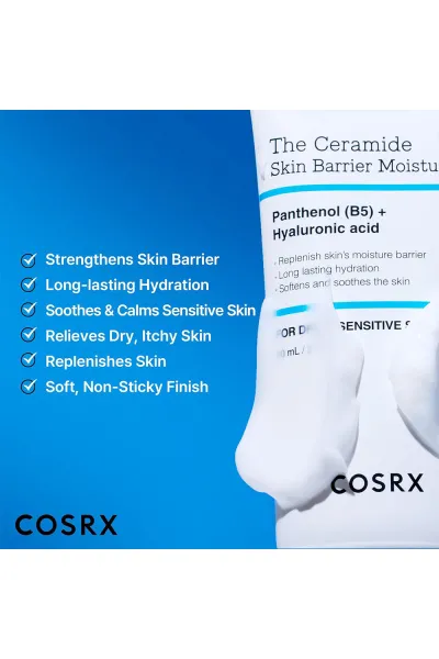  تصویر 4 : COSRX کوزارکس  کرم مرطوب کننده سراماید و تقویت کننده بریر  