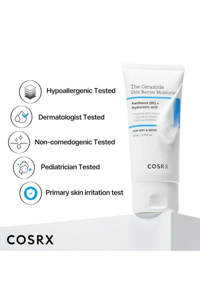  تصویر 6 : COSRX کوزارکس  کرم مرطوب کننده سراماید و تقویت کننده بریر  