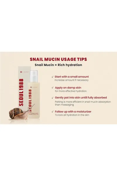  تصویر 8 : اسنس ترمیم کننده موسین حلزون و برنج کی سکرت 97 + سئول 1988 Seoul 1988 