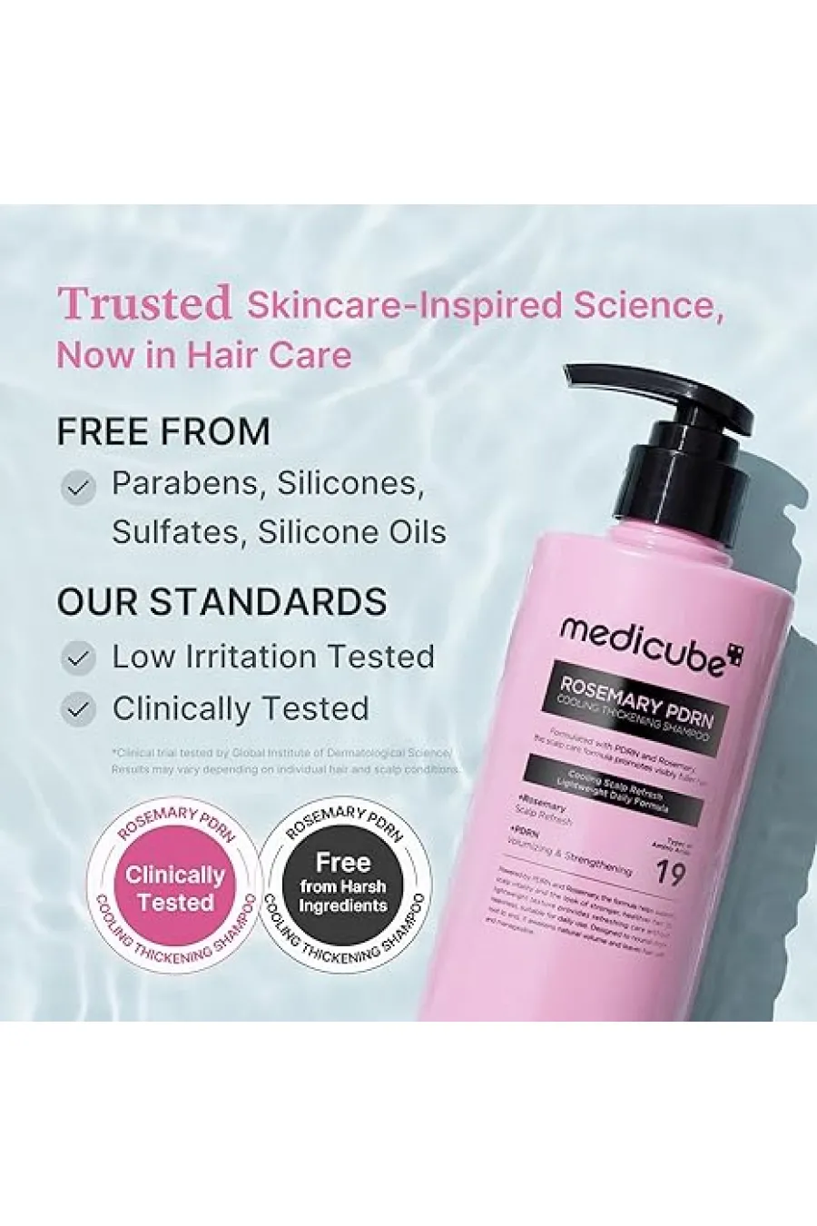 روش استفاده از شامپو ضدریزش رزماری مدیکیوب مدی کیوب Medicube با فرمول ملایم روش استفاده از شامپو ضدریزش رزماری مدیکیوب مدی کیوب Medicube با فرمول ملایم