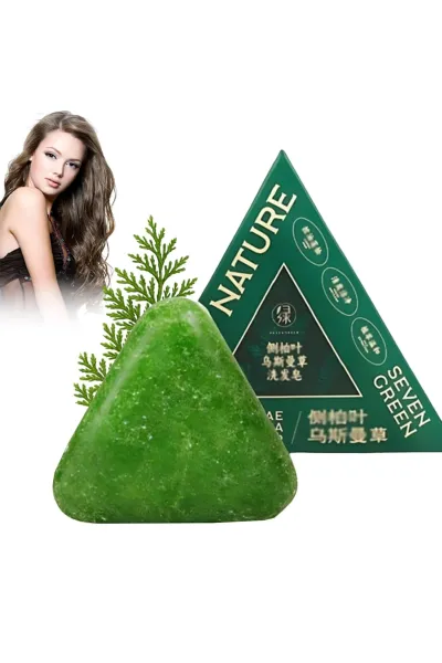  تصویر 4 : شامپو گیاهی ضد ریزش و حجم دهنده نیچر سون گرین Seven Green 