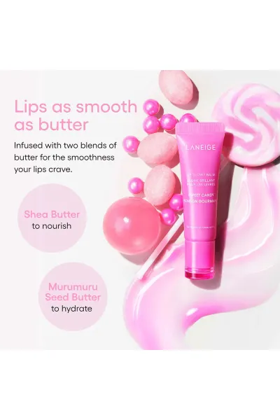  تصویر 3 : LANEIGE لانیژ Berry بالم لب درخشان + مرطوب کننده توت فرنگی  