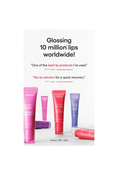  تصویر 7 : LANEIGE لانیژ  بالم لب درخشان + مرطوب کننده وانیل  