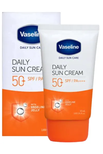 خرید کرم ضد آفتاب آبرسان دیلی سان spf 50 وازلین Vaseline