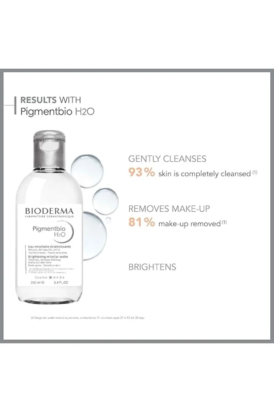 درباره میسلار واتر روشن‌کننده پیگمنتبیو بیودرما Bioderma و نتایج پاک‌کنندگی آن