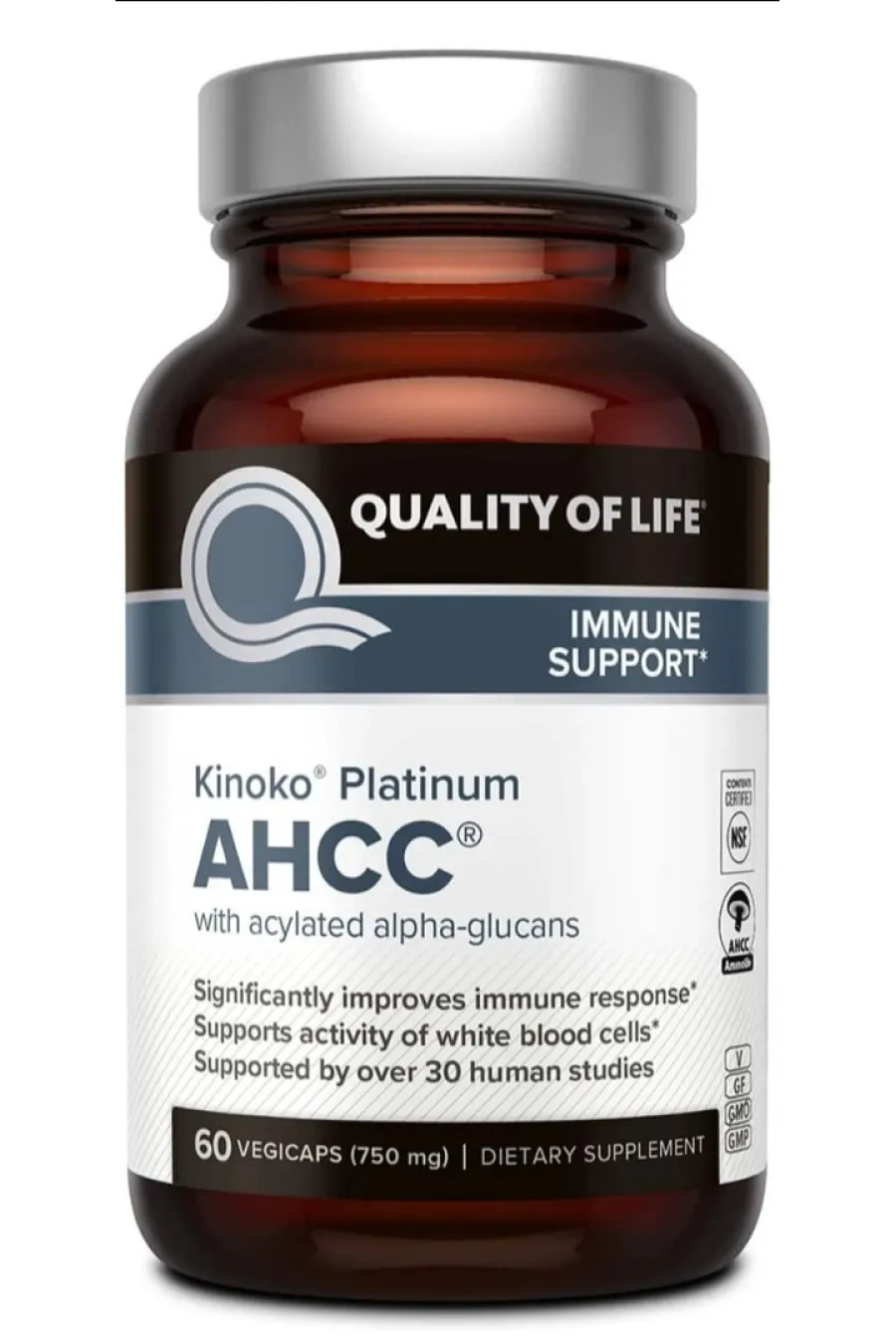 ویژگی‌های کلیدی کپسول تقویت سیستم ایمنی AHCC کوآلیتی‌ آف لایف Quality of Life