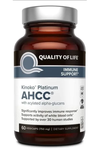 خرید و قیمت کپسول تقویت سیستم ایمنی Quality of Life AHCC کوآلیتی‌ آف لایف اصل