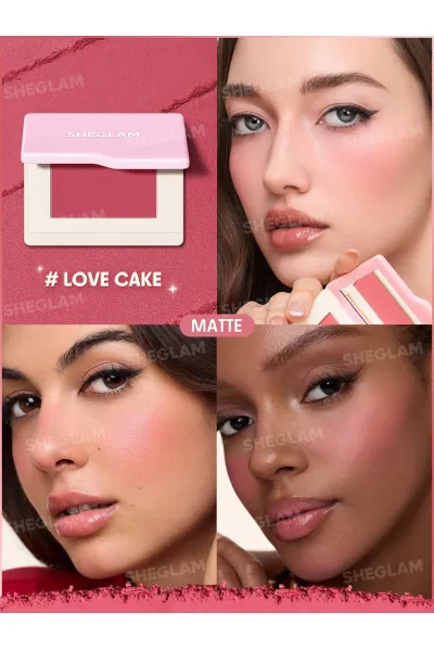  تصویر 1 : Sheglam شیگلم  رژگونه پودری مدل Dream touch رنگ love cake  