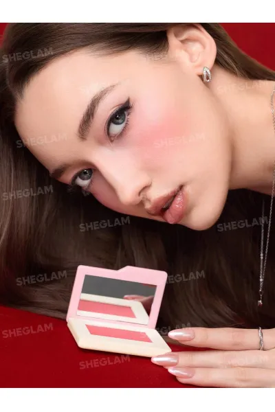  تصویر 2 : Sheglam شیگلم  رژگونه پودری مدل Dream touch رنگ love cake  
