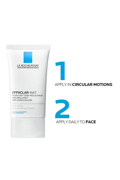  تصویر 3 : LA ROCHE POSAY لاروش پوزای  کرم مرطوب کننده افکلار پوست چرب  
