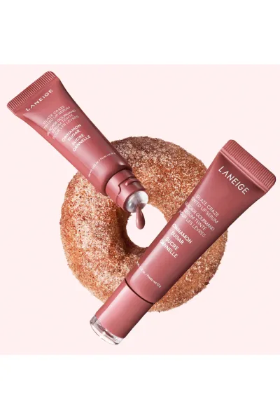 خرید و قیمت تینت لب سرمی آبرسان، حجم دهنده و درخشان کننده رنگ LANEIGE Cinnamon Sugar لانیژ اصل