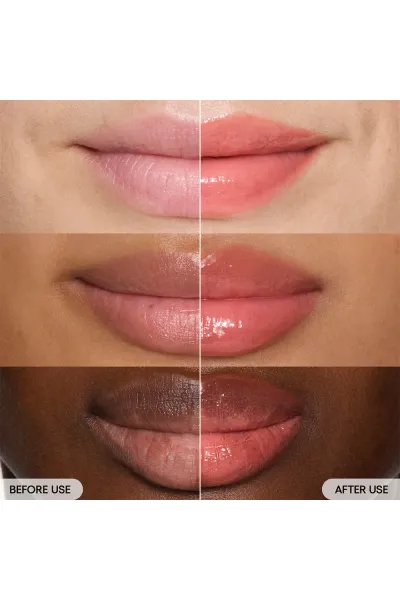  تصویر 1 : تینت لب سرمی آبرسان  حجم دهنده و درخشان کننده رنگ Peach Glaze لانیژ LANEIGE 