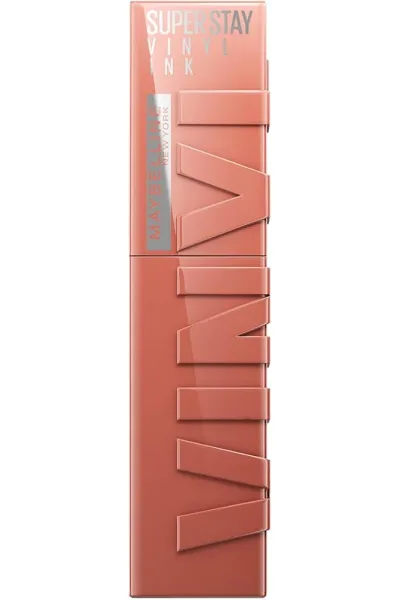  تصویر 1 : Maybelline New York میبلین نیویورک Golden رژ لب شاین مایع 16 ساعته سوپر استی VINYL INK رنگ  