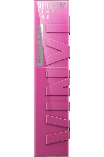  تصویر 1 : Maybelline New York میبلین نیویورک Edgy 165 رژ لب شاین مایع 16 ساعته سوپر استی VINYL INK رنگ  