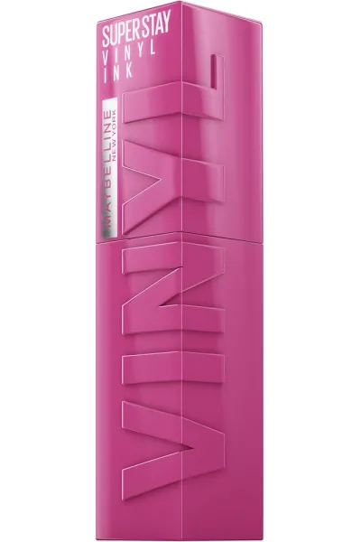  تصویر 2 : Maybelline New York میبلین نیویورک Edgy 165 رژ لب شاین مایع 16 ساعته سوپر استی VINYL INK رنگ  