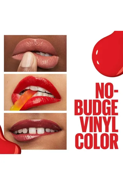  تصویر 2 : Maybelline New York میبلین نیویورک 50 WICKED رژ لب شاین مایع 16 ساعته سوپر استی  