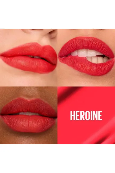  تصویر 3 : Maybelline New York میبلین نیویورک 25 Heroine رژلب مات سوپر استی Matte Ink رنگ  
