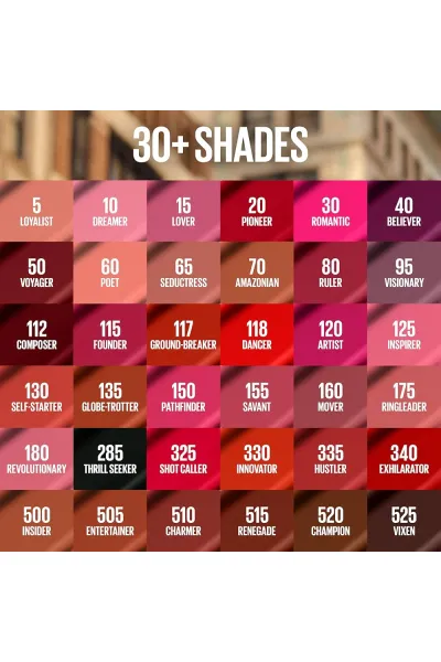  تصویر 4 : Maybelline New York میبلین نیویورک 155 SAVANT رژلب مات سوپر استی Matte Ink رنگ  