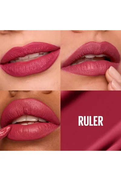  تصویر 1 : Maybelline New York میبلین نیویورک 80 RULER رژلب مات سوپر استی Matte Ink رنگ  