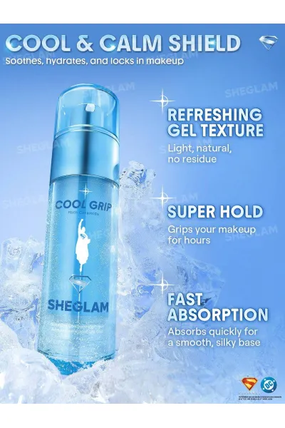  تصویر 5 : پرایمر خنک کننده و آبرسان صورت سوپرمن شیگلم Sheglam 