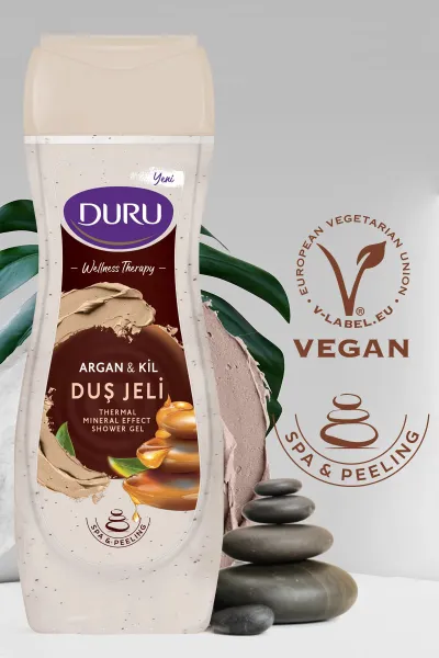  تصویر 2 : DURU دورو  شاور ژل آرگان و خاک رس  