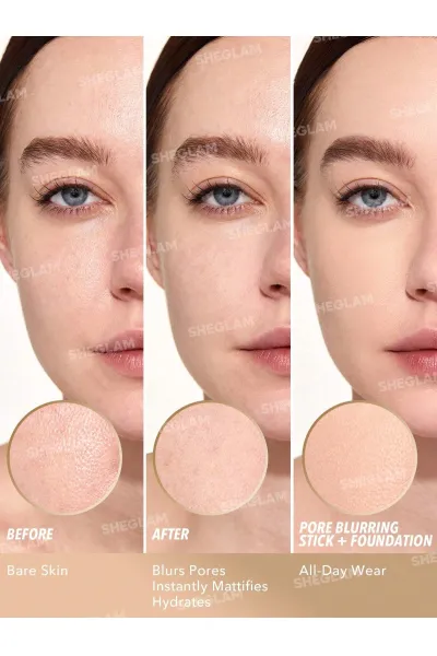  تصویر 2 : Sheglam شیگلم  پرایمر استیکی محو کننده منافذ و صاف کننده پوست  