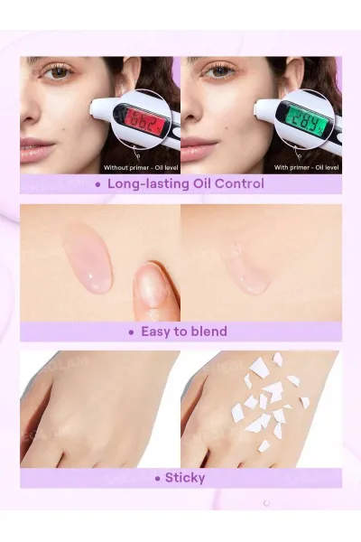  تصویر 5 : Sheglam شیگلم  پرایمر آبرسان گود گریپ لایه بردار سایز مینی  