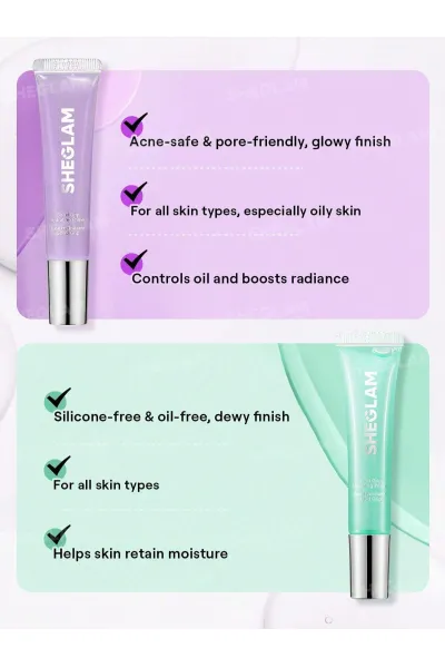  تصویر 8 : Sheglam شیگلم  پرایمر آبرسان گود گریپ لایه بردار سایز مینی  