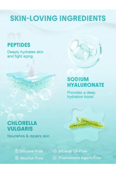  تصویر 3 : Sheglam شیگلم  پرایمر اسلایمی آبرسان و نرم کننده پوست HydroSlime  