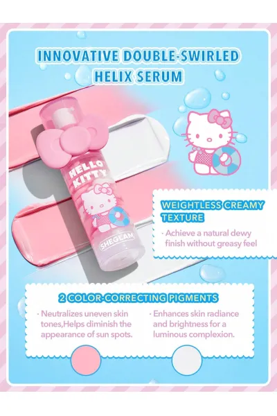  تصویر 3 : Sheglam شیگلم  پرایمر آبرسان Hello Kitty مدل Surf’s Up  
