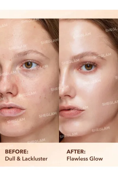  تصویر 4 : Sheglam شیگلم  میکس درخشان کننده کرم‌پودر Sunburst Glow Mixer رنگ Fair Neutra  