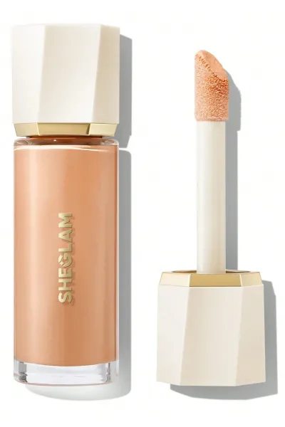 میکس درخشان کننده کرم‌پودر Sunburst Glow Mixer رنگ Fair Warm Peach Sheglam