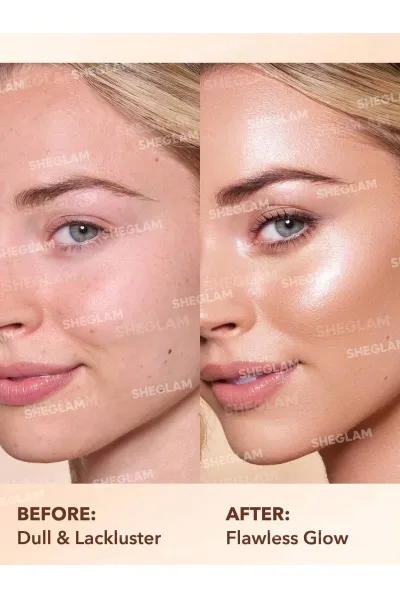  تصویر 4 : Sheglam شیگلم  میکس درخشان کننده کرم‌پودر Sunburst Glow Mixer رنگ Light Neutral  