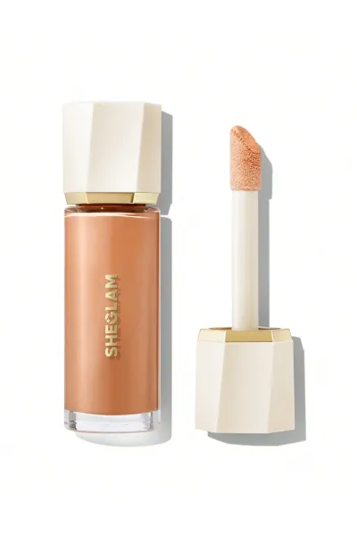 تصویر 1 : Sheglam شیگلم  میکس درخشان کننده کرم‌پودر Sunburst Glow Mixer رنگ Light Warm Peach  