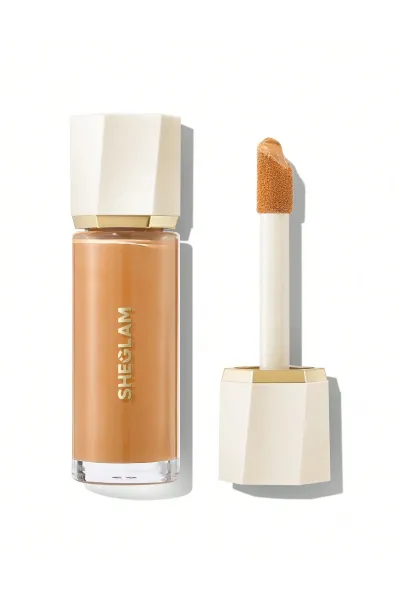  تصویر 1 : Sheglam شیگلم  میکس درخشان کننده کرم‌پودر Sunburst Glow Mixer رنگ Medium Warm Golden  