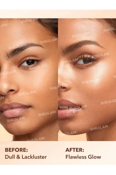  تصویر 4 : Sheglam شیگلم  میکس درخشان کننده کرم‌پودر Sunburst Glow Mixer رنگ Medium Tan Cool  
