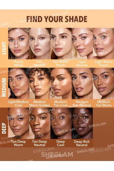  تصویر 5 : Sheglam شیگلم  میکس درخشان کننده کرم‌پودر Sunburst Glow Mixer رنگ Medium Tan Warm  