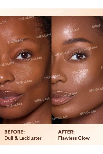  تصویر 4 : Sheglam شیگلم  میکس درخشان کننده کرم‌پودر Sunburst Glow Mixer رنگ Deep Cool  