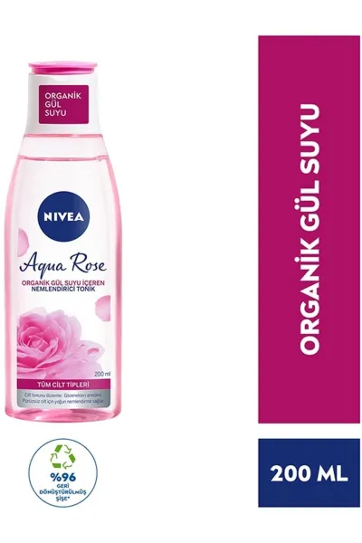 خرید و قیمت تونر آبرسان ارگانیک گل رز NIVEA  نیوآ اصل