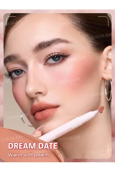  تصویر 2 : Sheglam شیگلم  پاف لیپ مات مخملی رنگ 004 Dream Date  