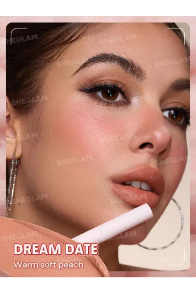  تصویر 5 : Sheglam شیگلم  پاف لیپ مات مخملی رنگ 004 Dream Date  
