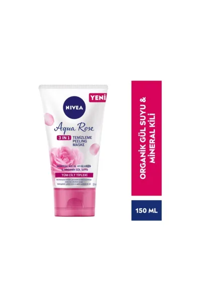 خرید و قیمت ژل شست و شو و اسکراب هیالورونیک گل رز NIVEA  نیوآ اصل