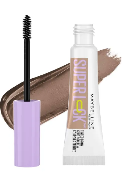 خرید و قیمت ژل لیفت و حالت دهنده ابرو  Super Lock Brow Glue رنگ Taupe Maybelline New York  میبلین نیویورک اصل
