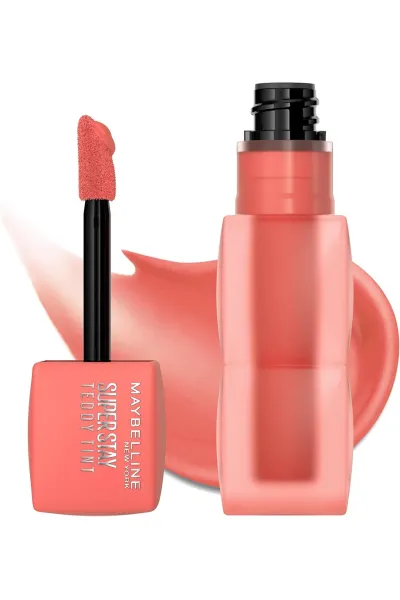  تصویر 7 : Maybelline New York میبلین نیویورک  تینت لب مات مخملی 12 ساعته مدل Teddy Lip Tint رنگ BABY TEE  