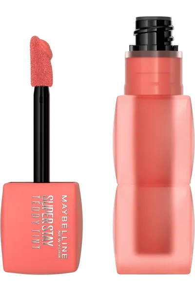 خرید و قیمت تینت لب مات مخملی 12 ساعته مدل Teddy Lip Tint رنگ BABY TEE Maybelline New York  میبلین نیویورک اصل