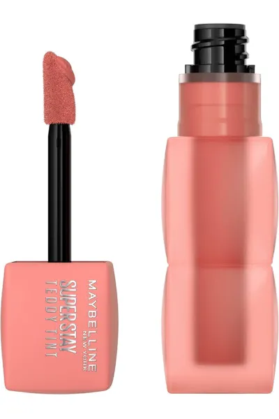 خرید و قیمت تینت لب مات مخملی 12 ساعته مدل Teddy Lip Tint رنگ CURRENT MOOD Maybelline New York  میبلین نیویورک اصل