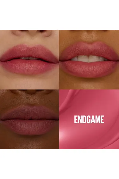  تصویر 1 : تینت لب مات مخملی 12 ساعته مدل Teddy Lip Tint رنگ ENDGAME میبلین نیویورک Maybelline New York 